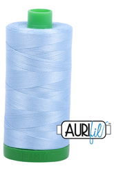 Aurifil Mako 40wt 2-ply Cotton 1000 m 1094 yd. spool - 2715 Robins Egg
